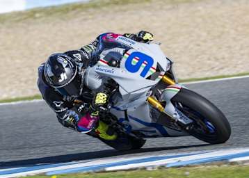 Andrea Mantovani beim Jerez-Test