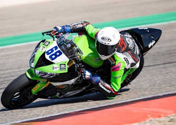 Luke Power beim test in Aragon