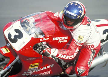 Raymond Roche 1990 auf der Ducati 851