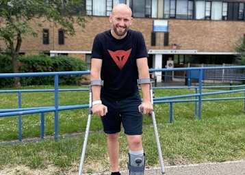 Tom Sykes am Entlassungstag