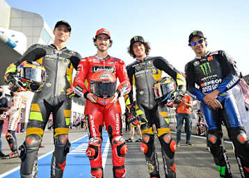 Die vier VR46-Schüler in der MotoGP: Marini, Bagnaia, Bezzecchi und Morbidelli