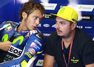 Valentino Rossi und «Uccio» zu Yamaha-Zeiten