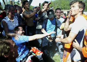 Frankie Chili war ganz nahe an den Fans