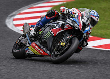 Markus Reiterberger auf der Werks-BMW