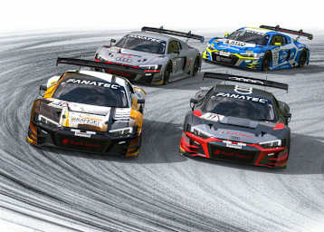 13 Audi R8 LMS GT3 evo II starten bei den 24h Spa