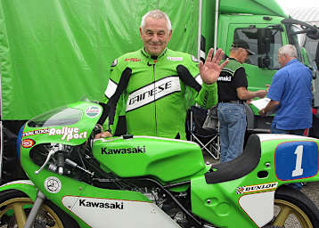 Toni Mang besucht die Sachsenring Classic auch 2022