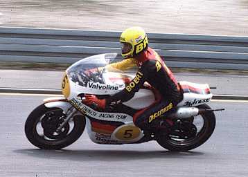 Dieter Braun auf der privaten Suzuki 1976