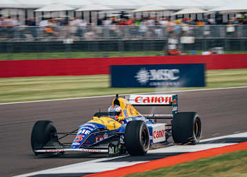 Jenson Button genoss die Fahrt im FW14B von 1992