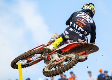 Antonio Cairoli trat auf der Hartbodenstrecke von High Point mit Schaufelreifen an
