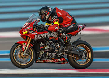 Der Tank an der Honda war zu groß