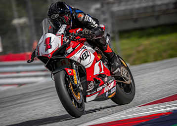 Max Enderlein zeigte 2024 seine Startnummer 1