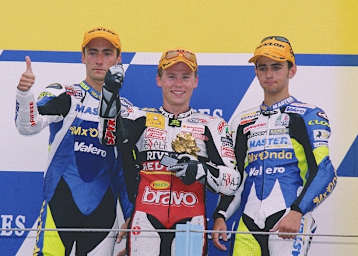 Assen 2003: Pablo Nieto, Steve Jenkner und Hector Barbera