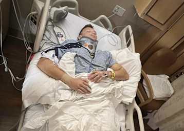 Brandon Hartranft liegt schwer verletzt im Spital