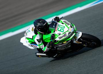 Max Zachmann beim ersten Rollout 2023 in Assen