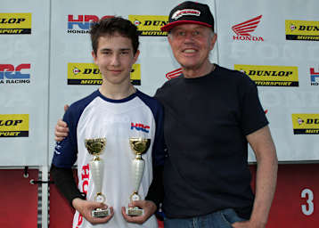 Luca und Dirk Hafeneger (v.li.)