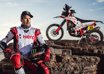 Joan Barreda in den Farben von Hero