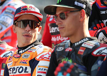 Die Ex-Weltmeister Marc Márquez und Fabio Quartararo haben keine schlechte Gesprächsbasis