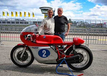 Gianfranco Bonera (links) und Sammler Bernd Wagner