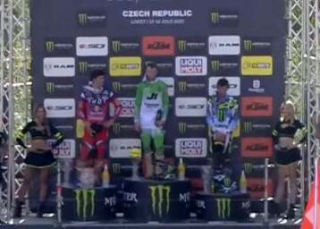 Romain Febvre gewann den Großen Preis von Tschechien vor Jorge Prado und Jeremy Seewer