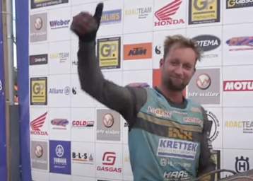 Max Nagl gewann das Samstagsrennen in Tensfeld