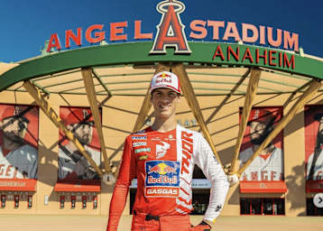 Jorge Prado startet in Anaheim