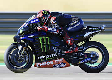 Das MotoGP-Show-Bike ist in Hockenheim, der Fahrer nicht