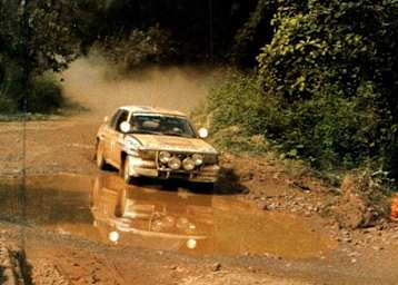 Walter Röhrl auf dem WSeg zum Sieg und Titel