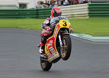 Randy Mamola auf seinem Bike von 1981