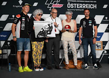 Domi Aegerter, Ehefrau Tilde Taveri, Ezpeleta, Tochter Blanca, Tom Lüthi