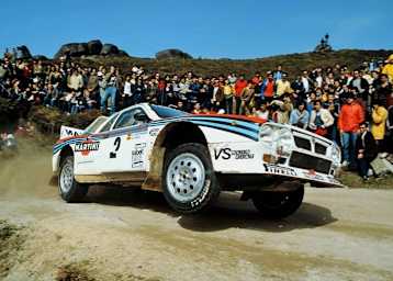Walter Röhrl im Lancia 037