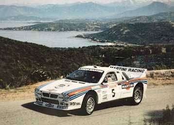 Walter Röhrl 1983 auf Korsika