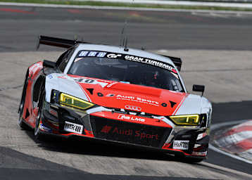  Der Audi R8 LMS GT3 wird mit einem Retrodesign an den Start gehen