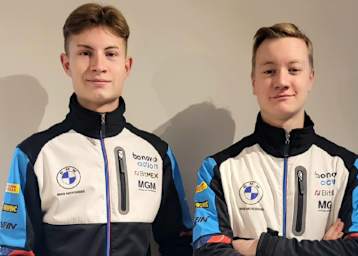 Das Bonovo-Juniortteam 2023: Lennard Göttlich (l.) und Lucas Krieg (r.)