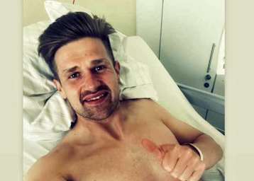 Christof Höfer liegt flach