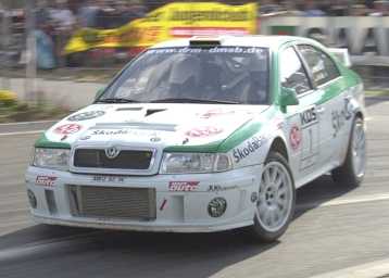 Matthias Kahle im Skoda Octavia WRC