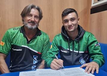 Gabriele Giannini mit ProDina-Teammanager Riccardo Drisaldi