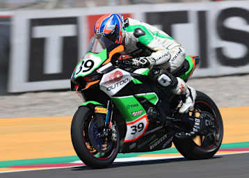 Marco Solorza bei seinem SBK-Debüt 2021