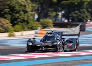 Der Alpine A424 beim Test in Paul Ricard