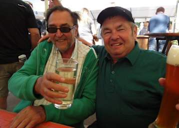 Hans Wassermann (re.) mit Autor Christian Kalabis