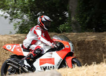 Wayne Rainey auf dem Kurs von Goodwood