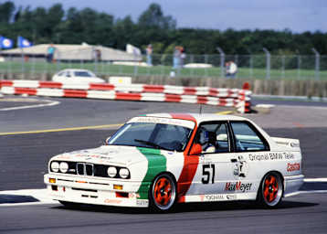Mark Thatcher 1988 mit dem BMW bei der Tourist Trophy