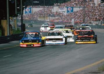 Start auf dem Norisring, noch sind die Auto in gutem Zustand