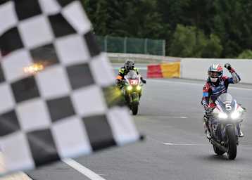 Alan Techer bei der Zielankunft