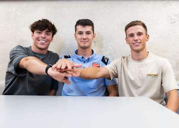 Einigkeit: Alonso Lopez (li.) und Sergio Garcia fahren 2026 für Gresini