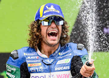 Andrea Mantovani geht weiter in der MotoE auf Podestjagd