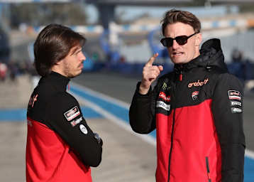 Nicolo Bulega und Chaz Davies