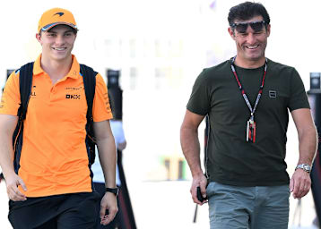 Oscar Piastri und Mark Webber