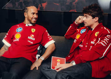 Lewis Hamilton und Charles Leclerc
