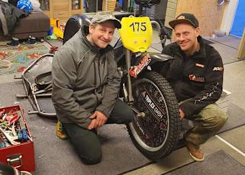 Imanuel Schramm (l.) fährt künftig mit Patrick Löffler (r.)