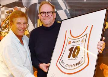 Burkhard Timme (links) und sein Nachfolger Lothar Koopmann